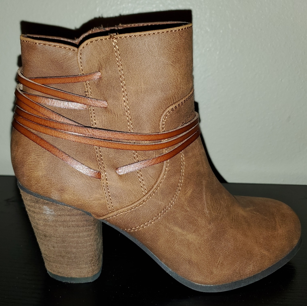 Madden Girl Brown Booties